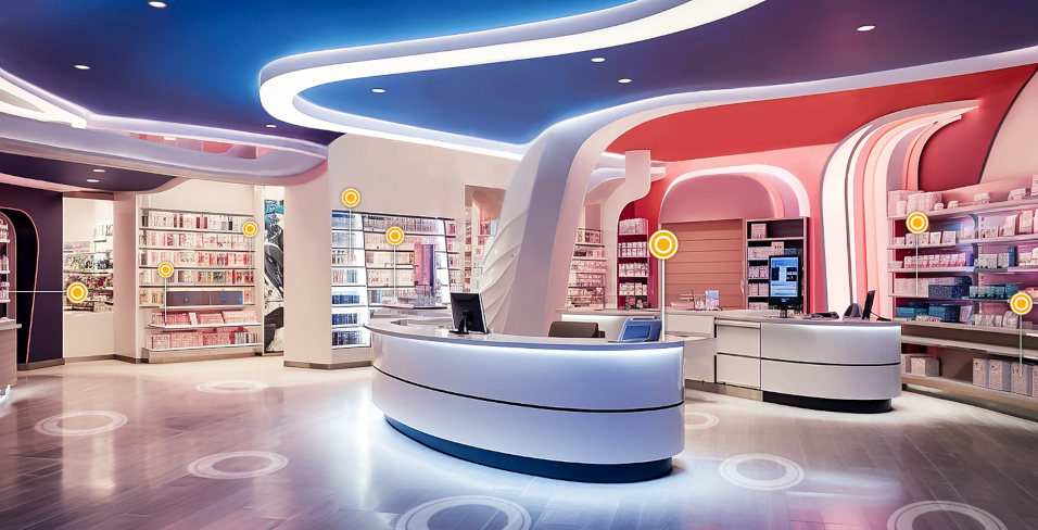 A virtual tour of a store